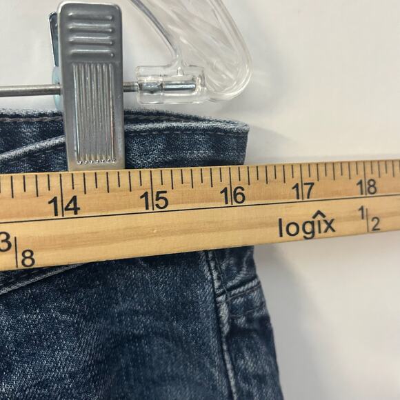 AG Adriano Goldshmied Slim Straight Washed Blue Denim Jeans Mens Size 32 - Picture 5 of 7